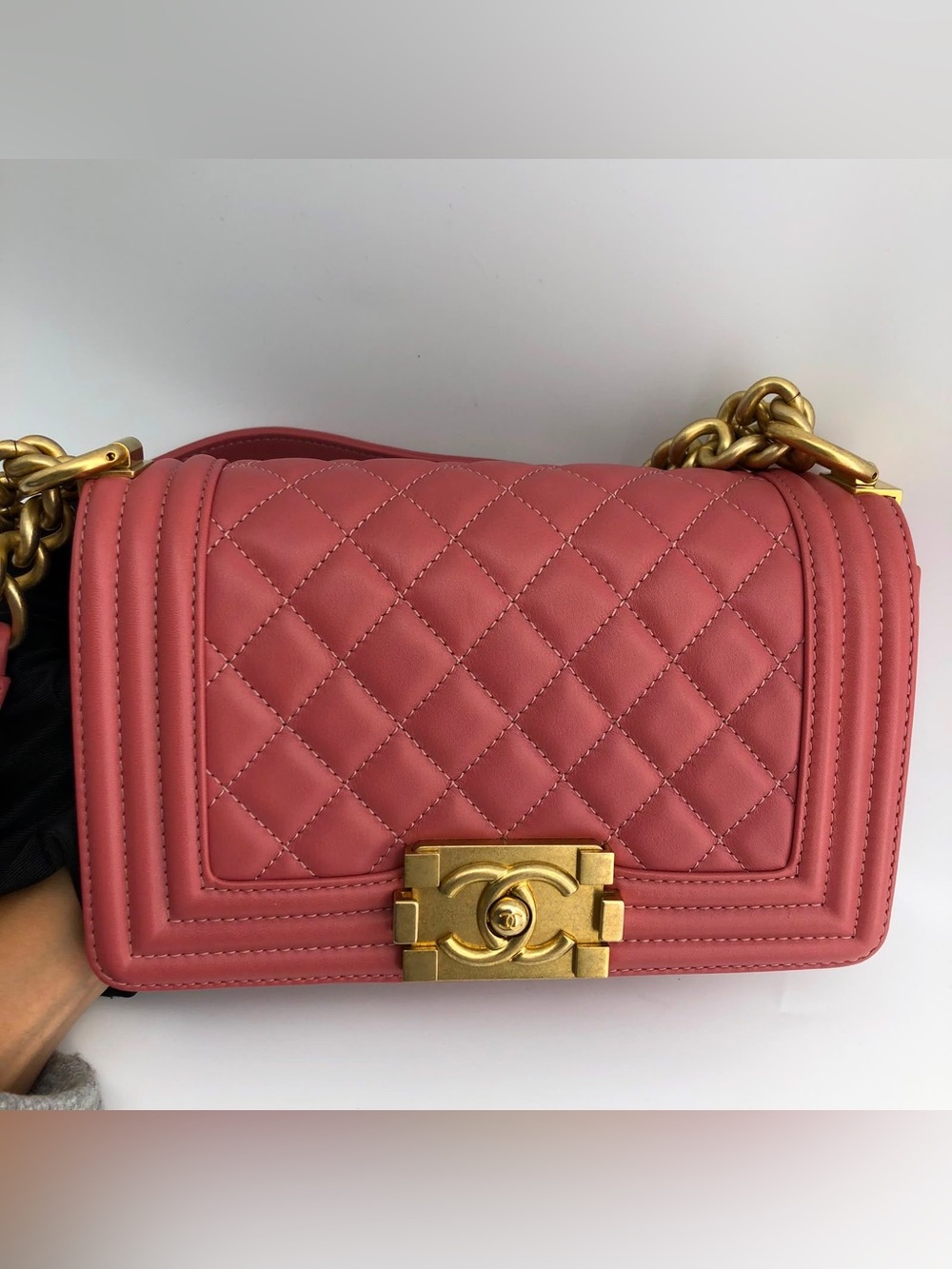 Chanel Leboy Small Lambskin Pink GHW - Picture 2 of 16